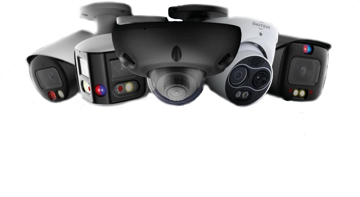 Lot de caméras de surveillance